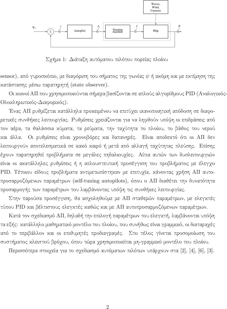 Ενας ΑΠ ρυθμίζεται κατάλληλα προκειμένου να επιτύχει ικανοποιητική απόδοση σε διαφορετικές συνθήκες λειτουργίας.