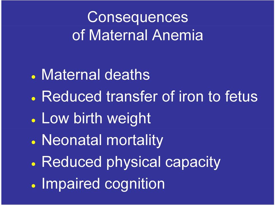 Low birth weight Neonatal mortality