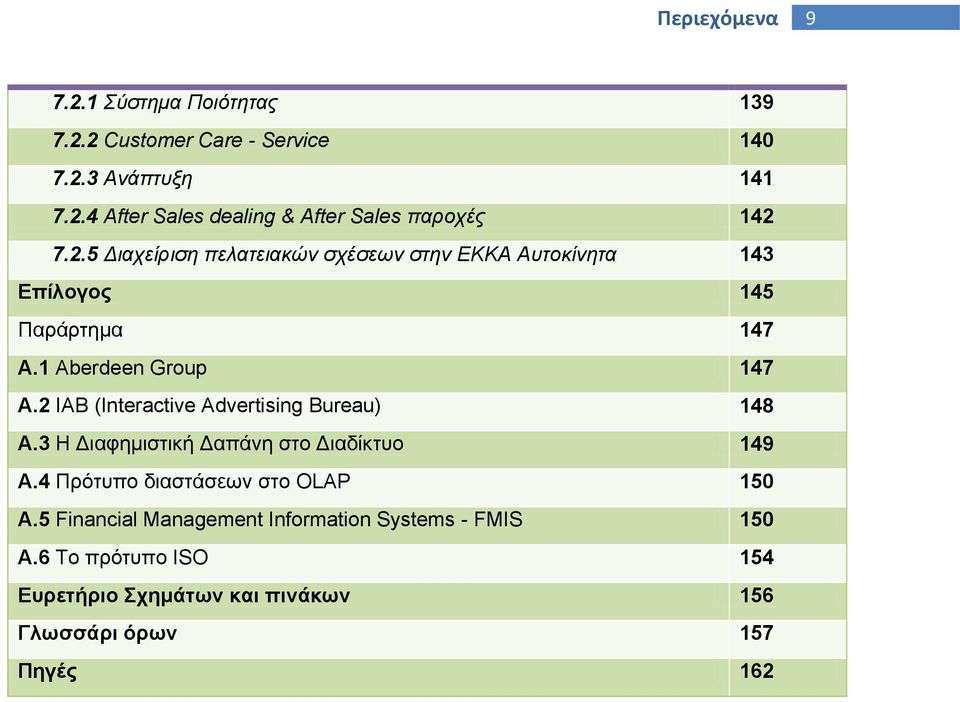 2 IAB (Interactive Advertising Bureau) 148 A.3 Η Διαθημιζηική Δαπάνη ζηο Διαδίκηυο 149 A.4 Πρόηυπο διαζηάζεων ζηο OLAP 150 A.