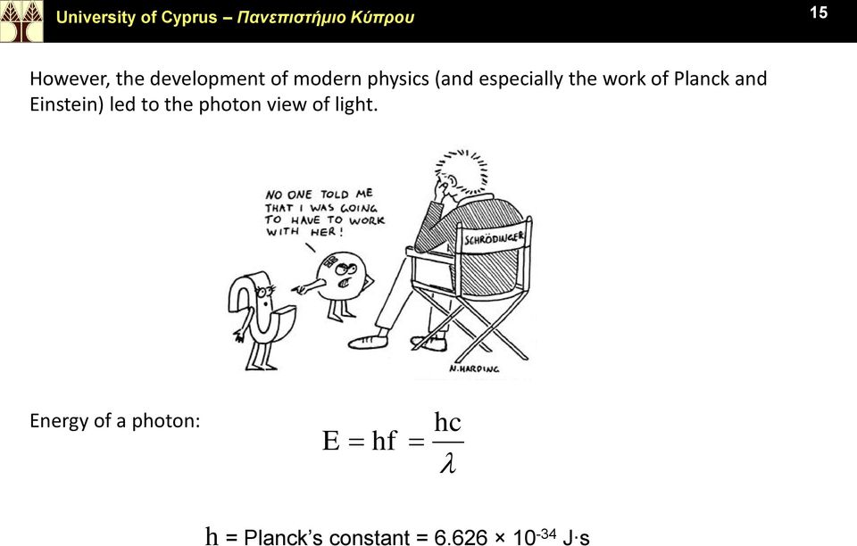 Planck and Einstein) led to the photon view of light.