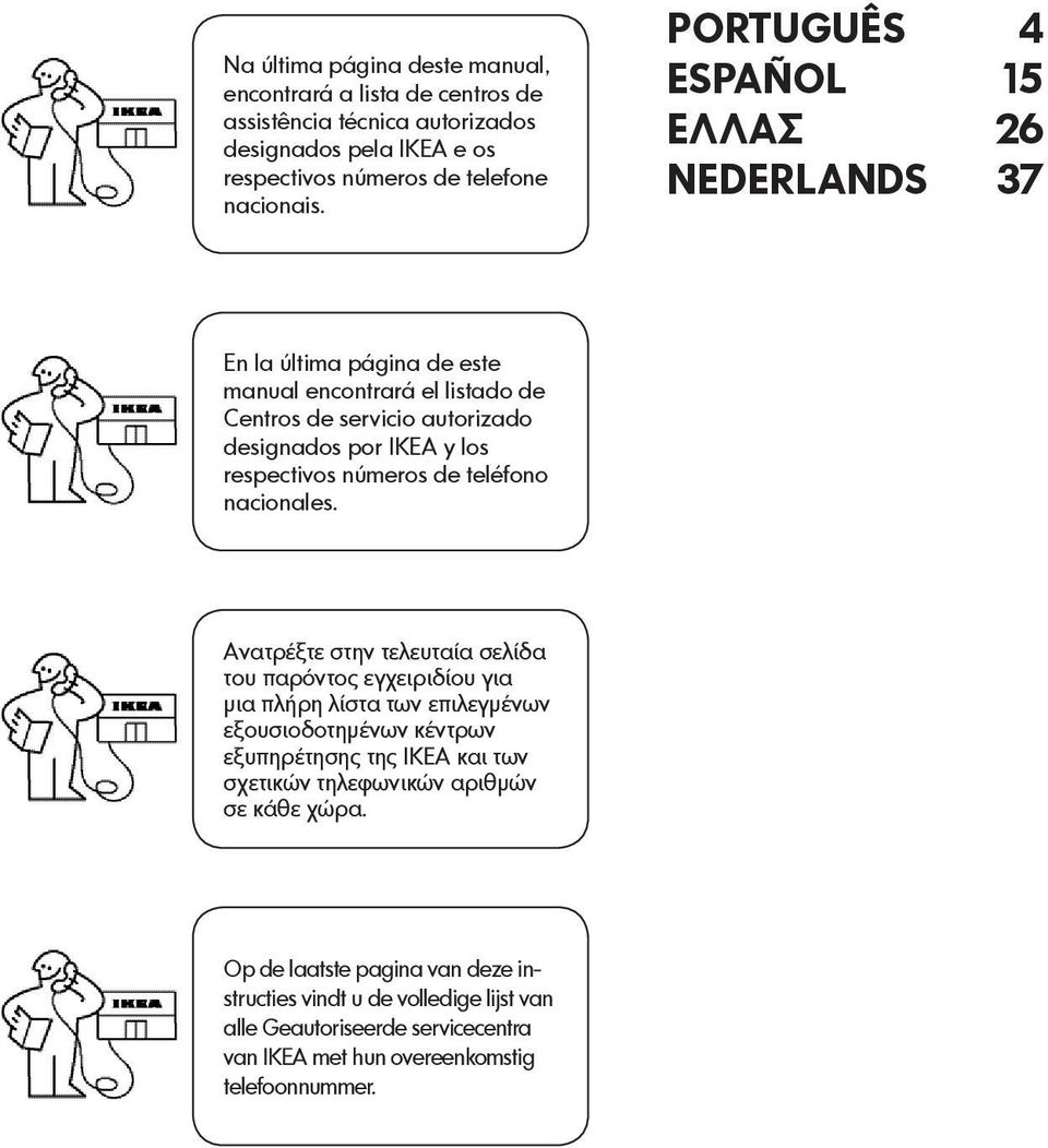 números de teléfono nacionales.