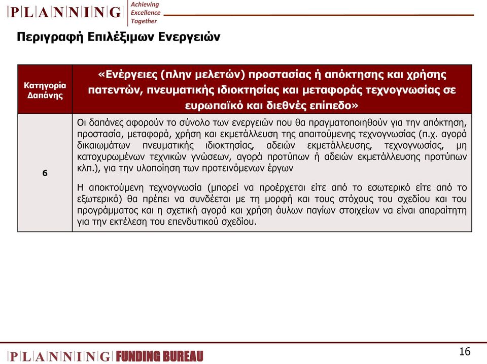 ήζε θαη εθκεηάιιεπζε ηεο απαηηνχκελεο ηερλ