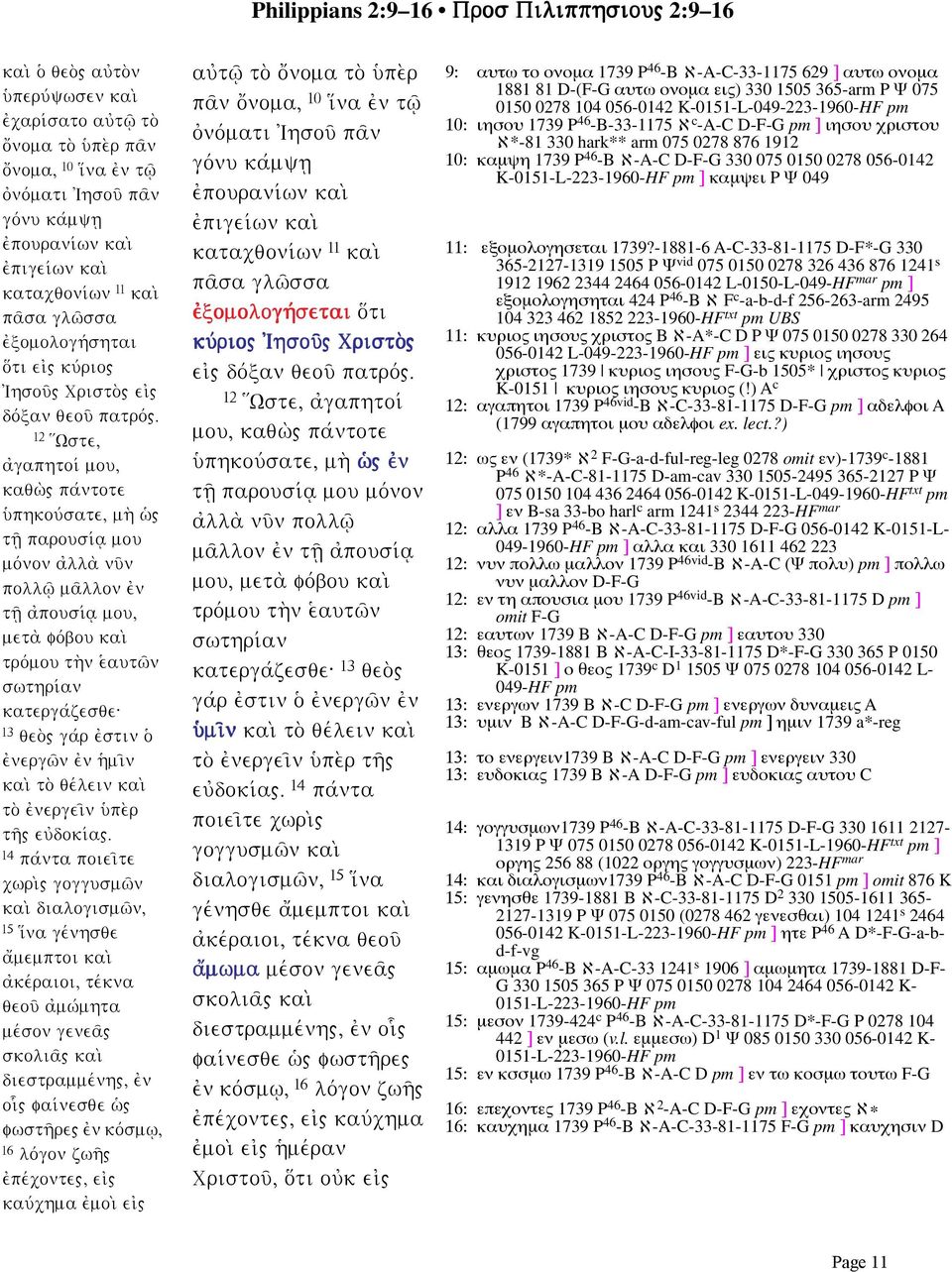 12 Wste, ajgaphtoiv mou, kaqw;" pavntote ujphkouvsate, mh; wj" th'/ parousiva/ mou movnon ajlla; nu'n pollw'/ ma'llon ejn th'/ ajpousiva/ mou, meta; fovbou kai; trovmou th;n ejautw'n swthrivan