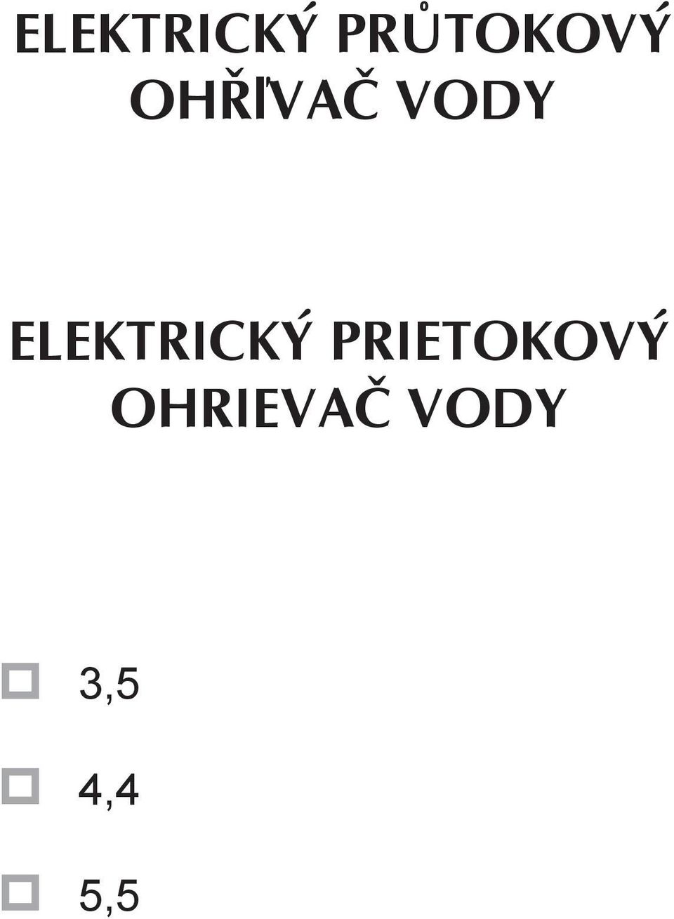 ELEKTRICKÝ