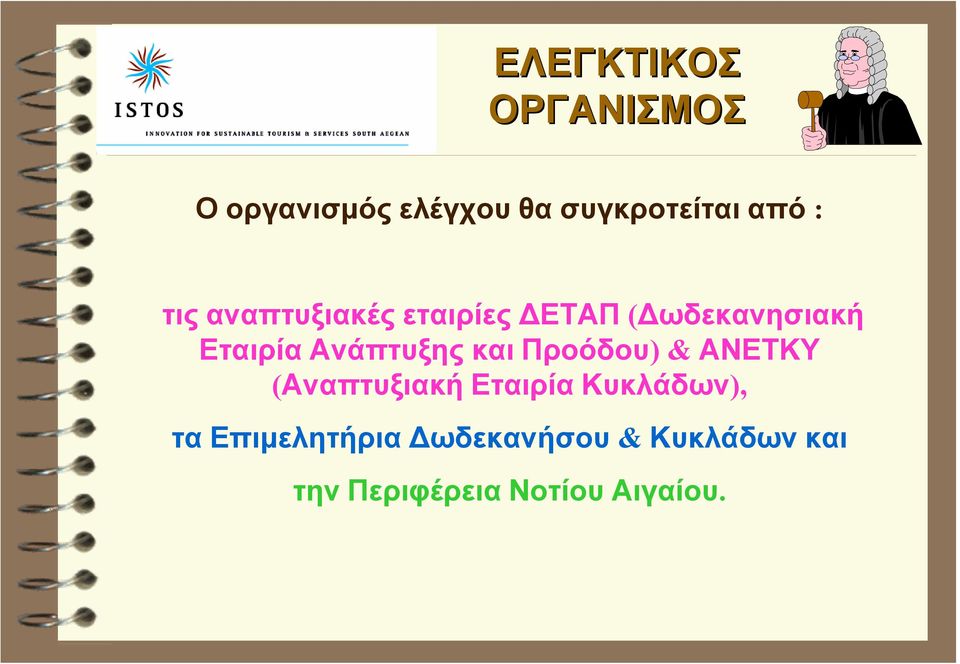 Ανάπτυξης και Προόδου) & ΑΝΕΤΚΥ (Αναπτυξιακή Εταιρία Κυκλάδων),