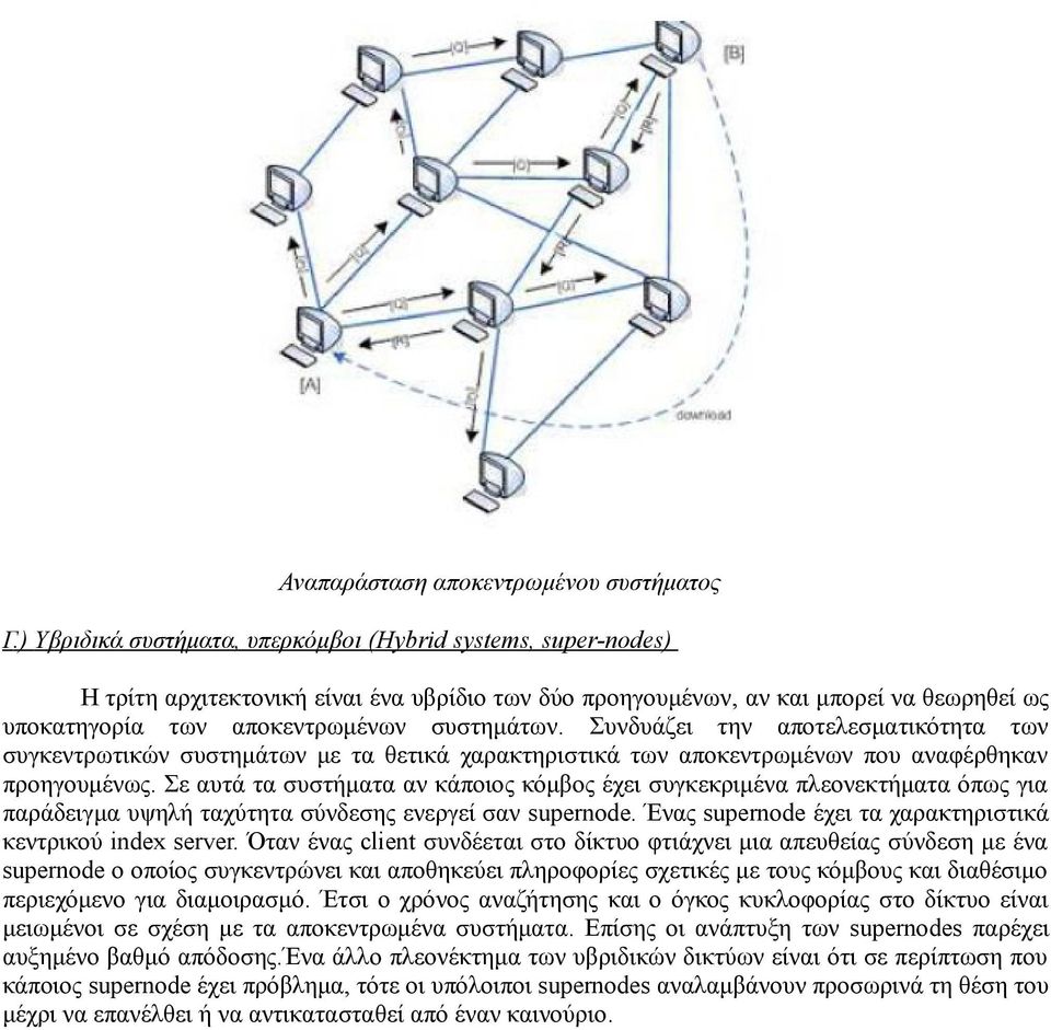 Συνδυάζει την αποτελεσματικότητα των συγκεντρωτικών συστημάτων με τα θετικά χαρακτηριστικά των αποκεντρωμένων που αναφέρθηκαν προηγουμένως.