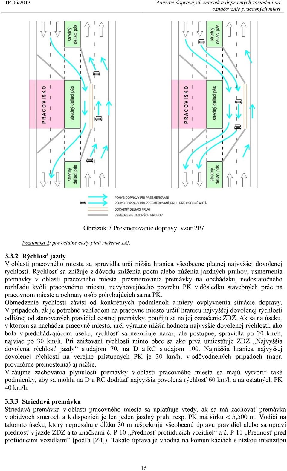 pracovnému miestu, nevyhovujúceho povrchu PK v dôsledku stavebných prác na pracovnom mieste a ochrany osôb pohybujúcich sa na PK.