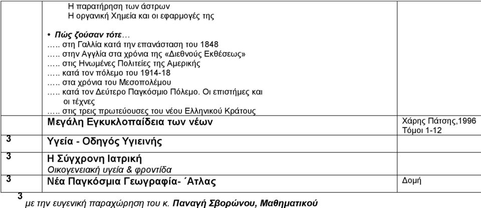 . κατά τον Δεύτερο Παγκόσμιο Πόλεμο. Οι επιστήμες και οι τέχνες.