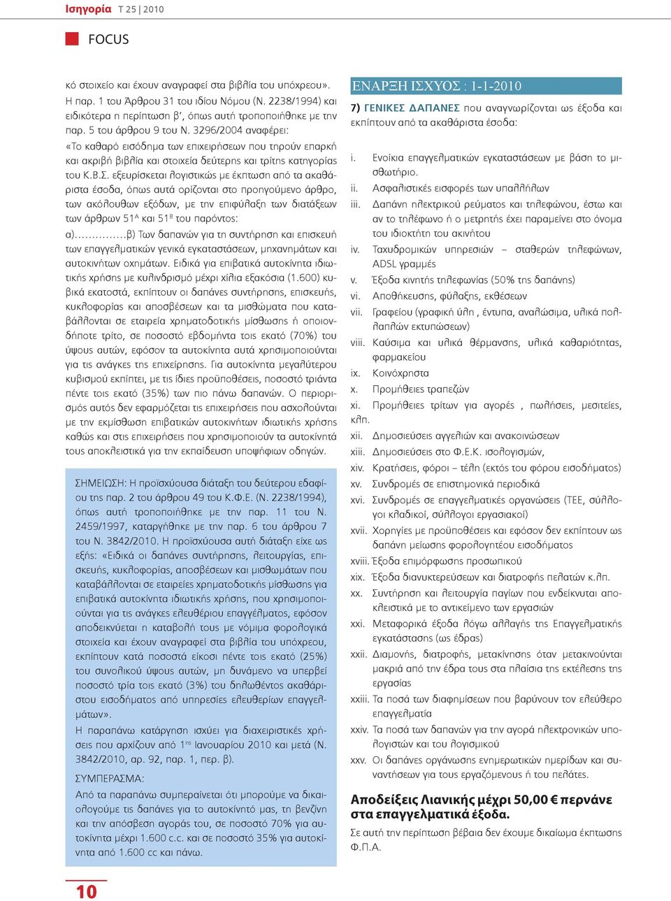 εξευρίσκεται λογιστικώς με έκπτωση από τα ακαθάριστα έσοδα, όπως αυτά ορίζονται στο προηγούμενο άρθρο, των ακόλουθων εξόδων, με την επιφύλαξη των διατάξεων των άρθρων 51 Α και 51 Β του παρόντος: α)