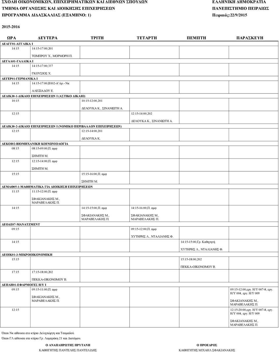 12:15 12:15-14:00,202 ΔΕΔΙΚ30-2-ΔΙΚΑΙΟ ΕΠΙΧΕΙΡΗΣΕΩΝ Ι (ΝΟΜΙΚΟ ΠΕΡΙΒΑΛΛΟΝ ΕΠΙΧΕΙΡΗΣΕΩΝ) 12:15 12:15-14:00,201 ΔΕΛΟΥΚΑ Κ., ΣΙΝΑΝΙΩΤΗ Α. ΔΕΚΟΙ02-ΒΙΟΜΗΧΑΝΙΚΗ ΚΟΙΝΩΝΙΟΛΟΓΙΑ 08:15 08:15-09:00,Π.