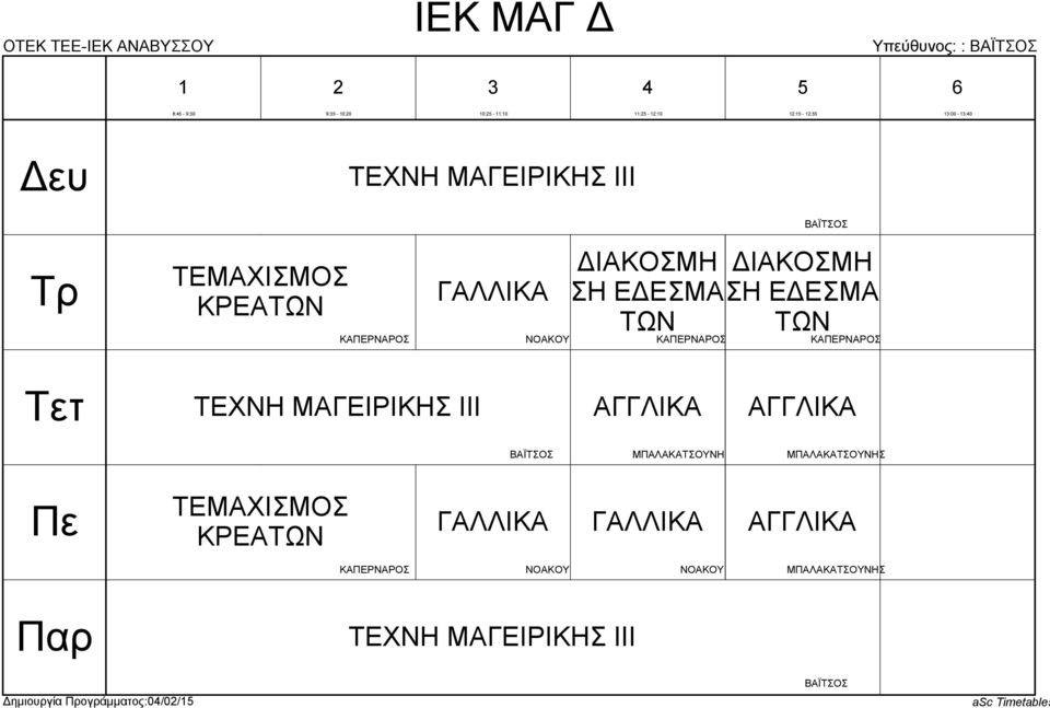 ΕΔΕΣΜΗ ΕΔΕΣΜΑ ΤΩΝ ΚΑΠΕΡΝΑΡΟΣ ΤΩΝ ΚΑΠΕΡΝΑΡΟΣ ΤΕΧΝΗ ΜΑΓΕΙΡΙΚΗΣ ΙΙΙ