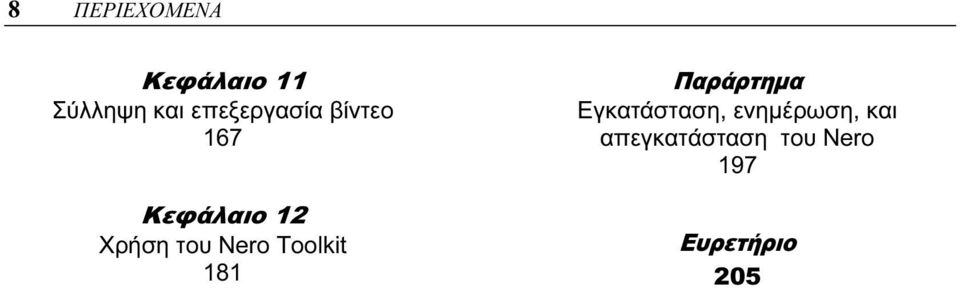 Νero Toolkit 181 Παράρτημα Εγκατάσταση,