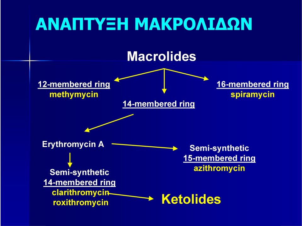 A Semi-synthetic 14-membered ring clarithromycin
