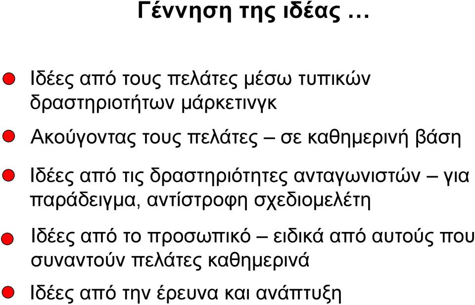 δραστηριότητες ανταγωνιστών για παράδειγμα, αντίστροφη σχεδιομελέτη Ιδέες από