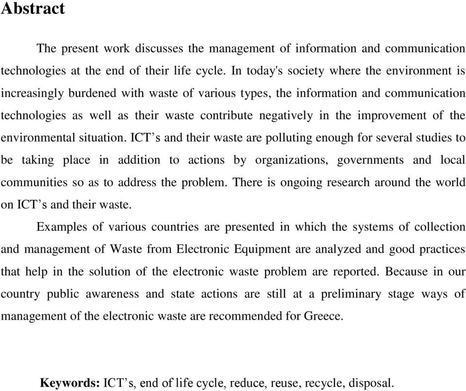 improvement of the environmental situation.