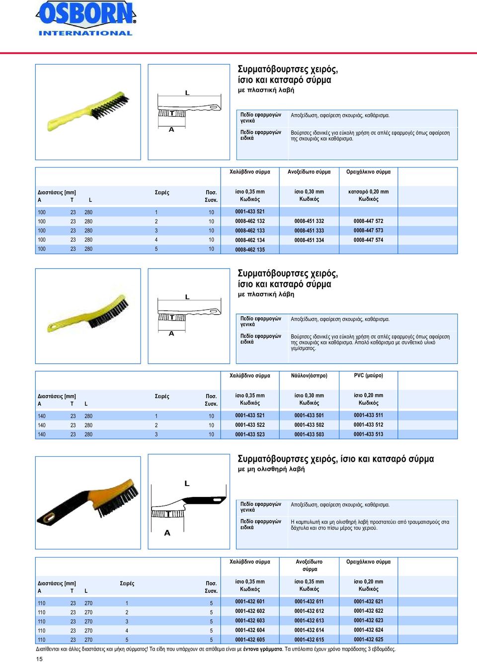 ίσιο 0,35 mm ίσιο κατσαρό 0,20 mm 100 23 280 1 10 100 23 280 2 10 100 23 280 3 10 100 23 280 4 10 100 23 280 5 10 0001-433 521 0008-462 132 0008-462 133 0008-462 134 0008-462 135 0008-451 332