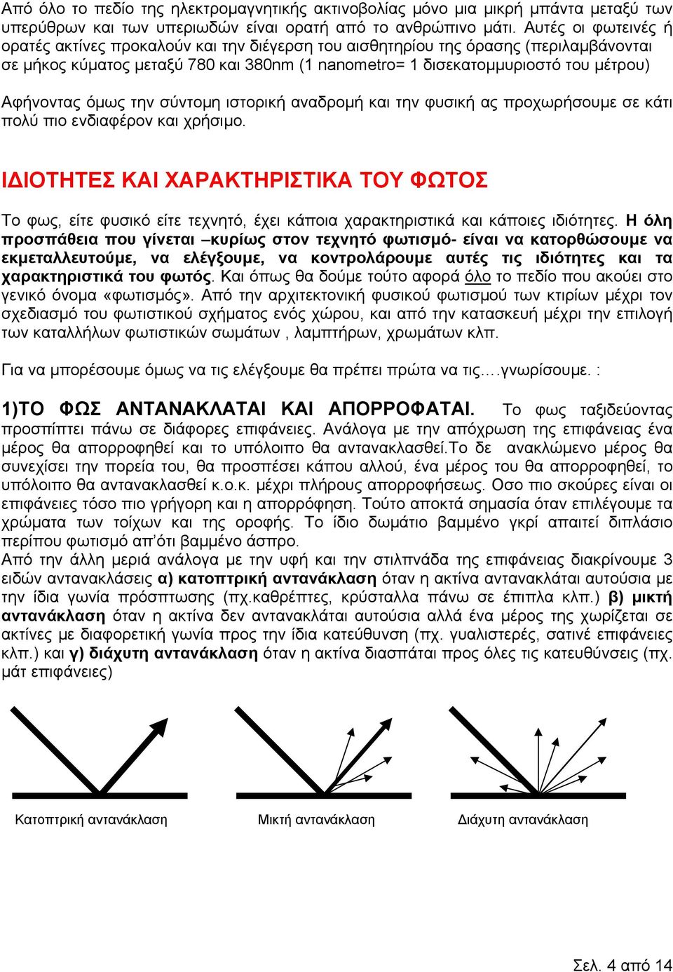 όµως την σύντοµη ιστορική αναδροµή και την φυσική ας προχωρήσουµε σε κάτι πολύ πιο ενδιαφέρον και χρήσιµο.