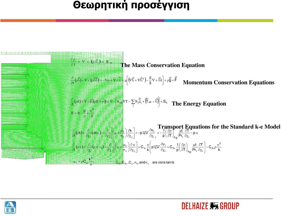 ρk) + ( ρkυ ) i χ ( ρ ) + ( ρ υ ) µ t =ρcµ i 2 k i i = χ = j χ µ µ+ σ j t k µ µ+ σ C,C k u j + p ui u χ j χi t + C χ j 1,C, σ,andσ 1 2 µ k j