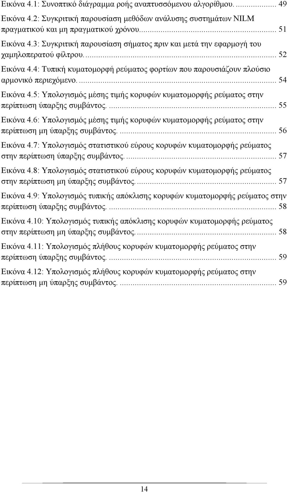 5: Υπολογισμός μέσης τιμής κορυφών κυματομορφής ρεύματος στην περίπτωση ύπαρξης συμβάντος.... 55 Εικόνα 4.6: Υπολογισμός μέσης τιμής κορυφών κυματομορφής ρεύματος στην περίπτωση μη ύπαρξης συμβάντος.