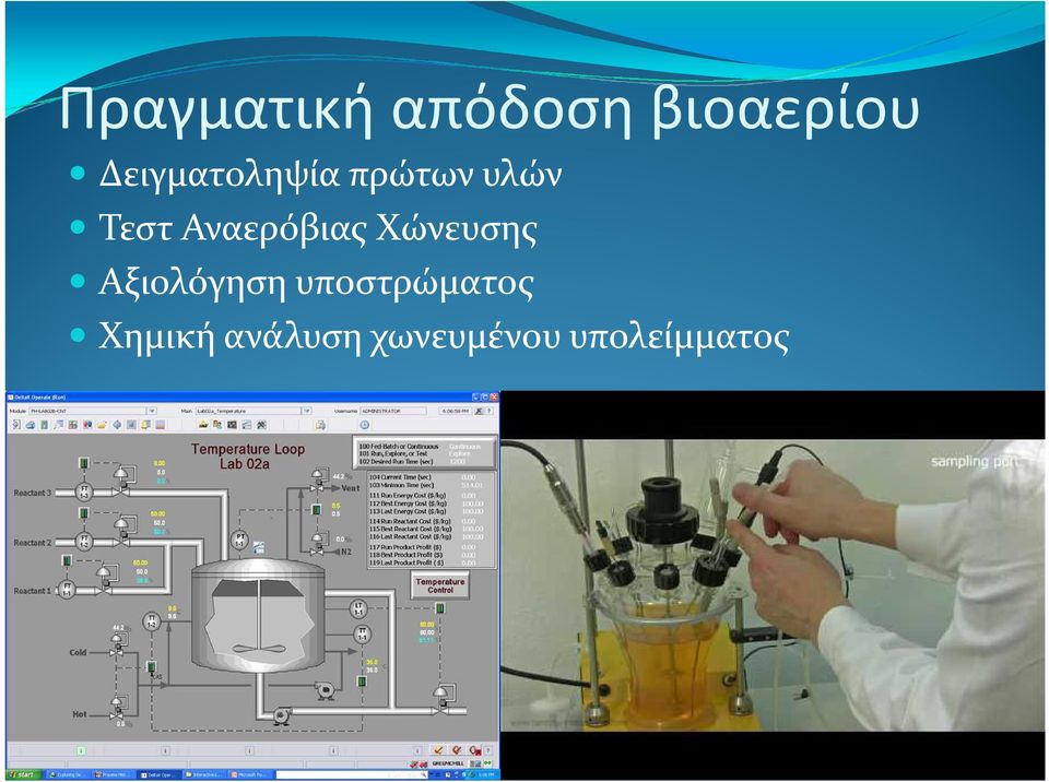 Αναερόβιας Χώνευσης Αξιολόγηση