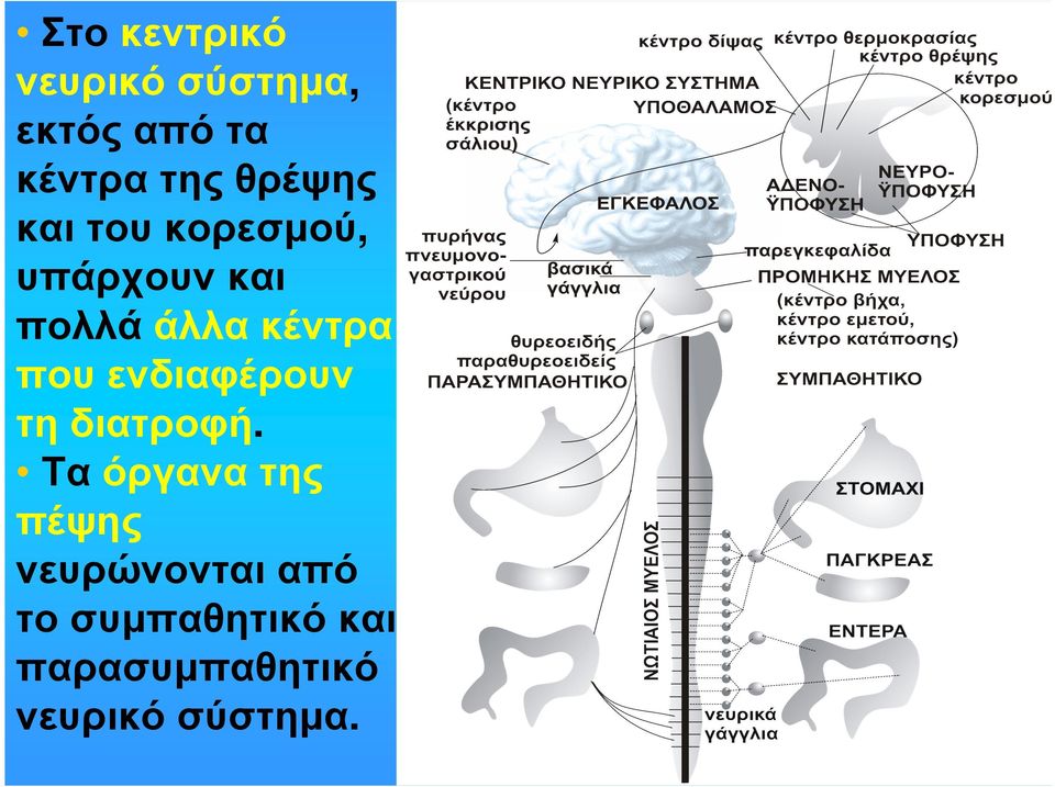 που ενδιαφέρουν τη διατροφή.