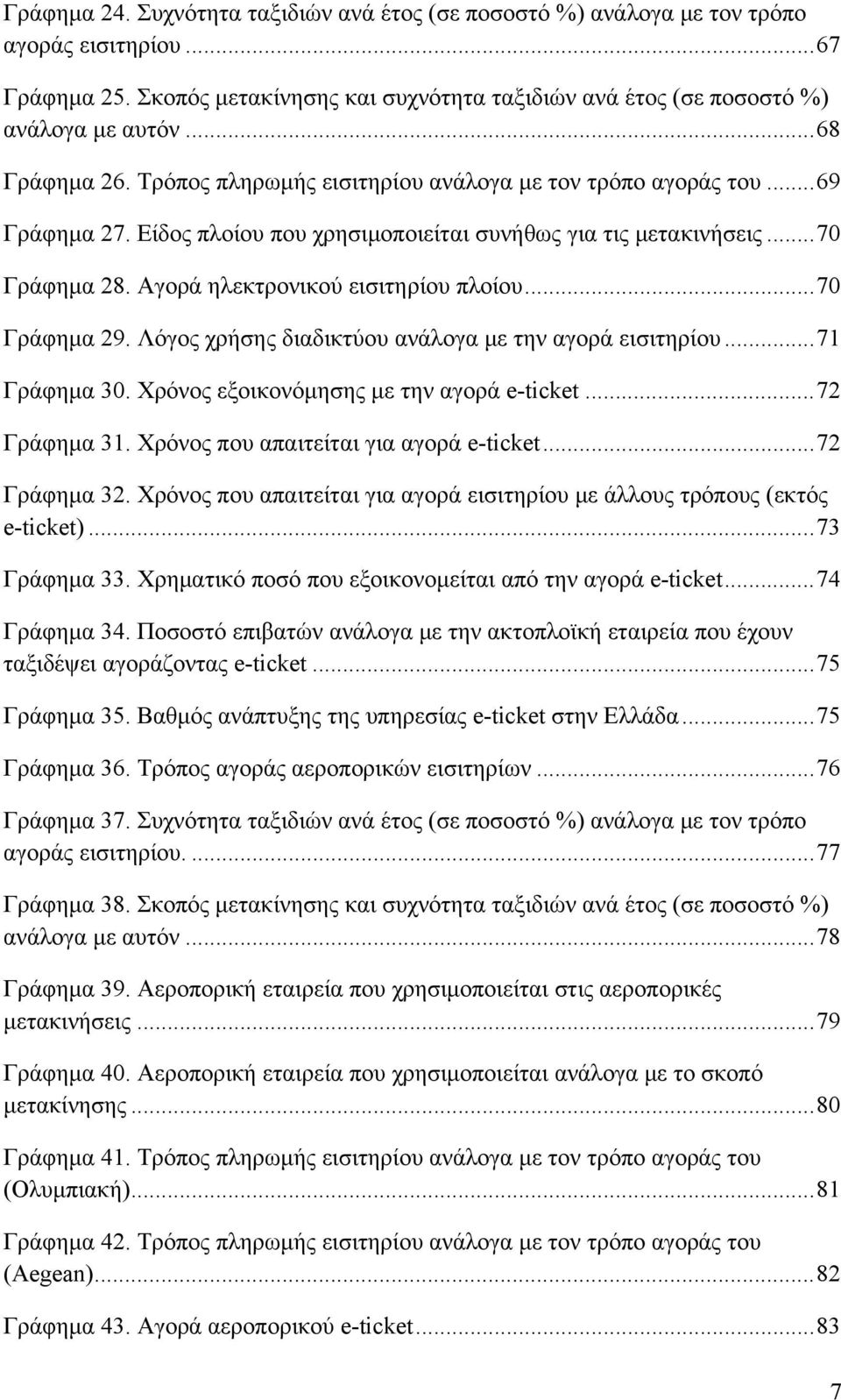 Αγορά ηλεκτρονικού εισιτηρίου πλοίου...70 Γράφημα 29. Λόγος χρήσης διαδικτύου ανάλογα με την αγορά εισιτηρίου...71 Γράφημα 30. Χρόνος εξοικονόμησης με την αγορά e-ticket...72 Γράφημα 31.