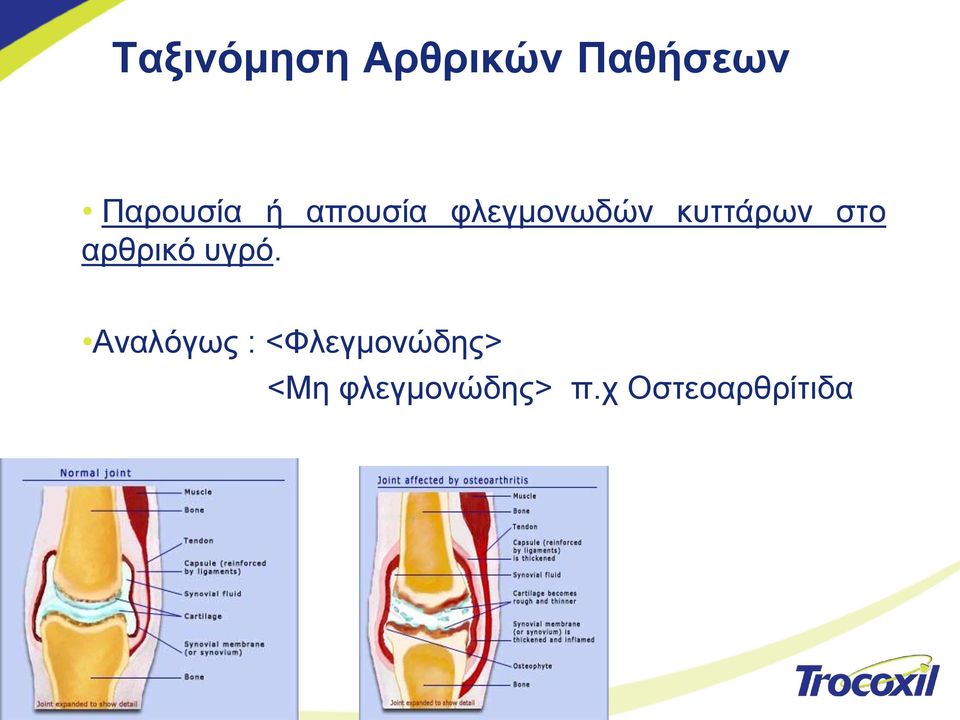 θπηηάξσλ ζην αξζξηθό πγξό.