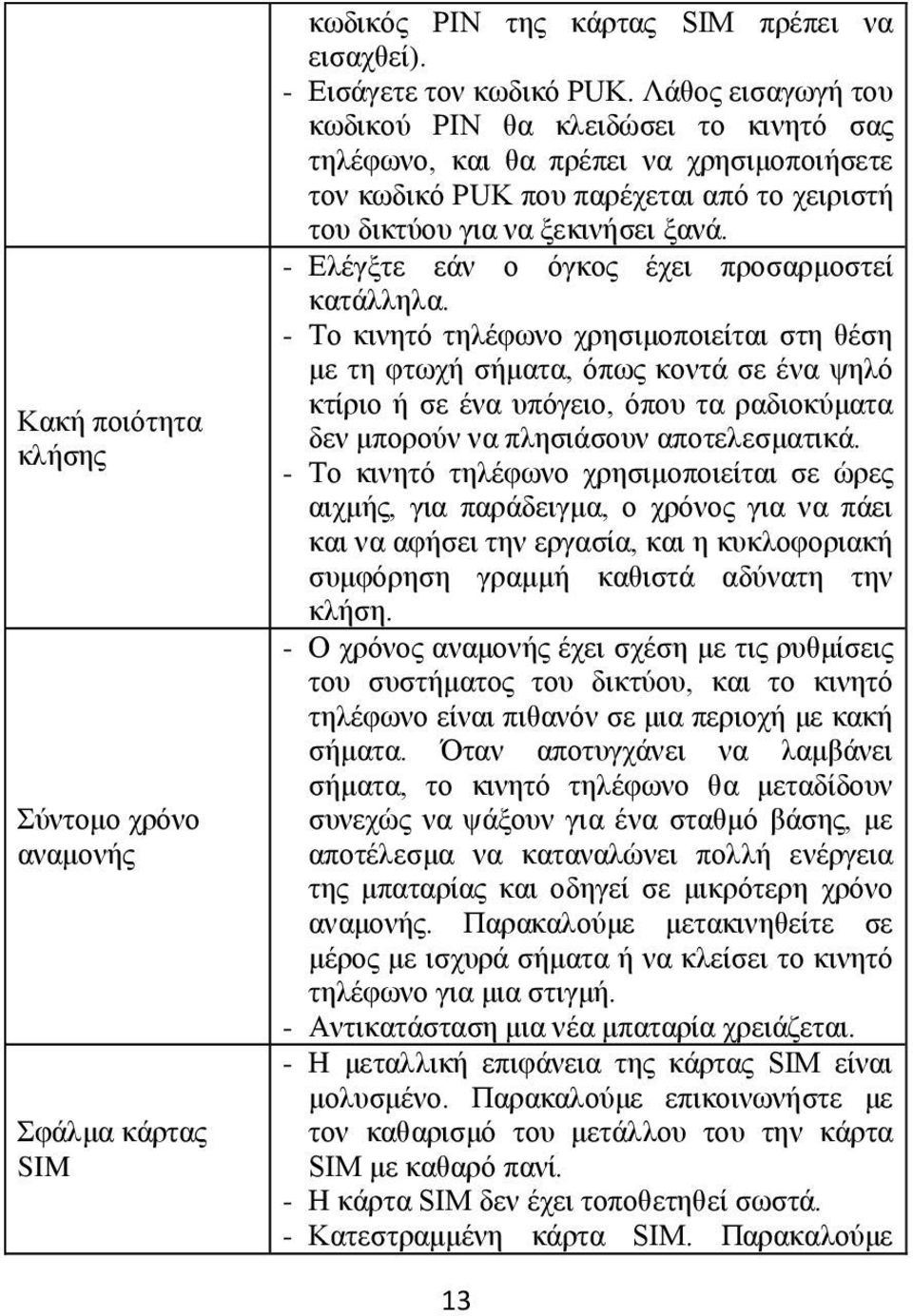 - Ελέγξτε εάν ο όγκος έχει προσαρμοστεί κατάλληλα.