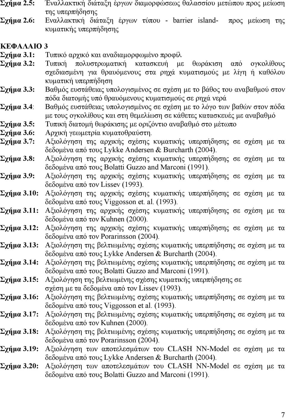 1: Τυπικό αρχικό και αναδιαµορφωµένο προφίλ Σχήµα 3.