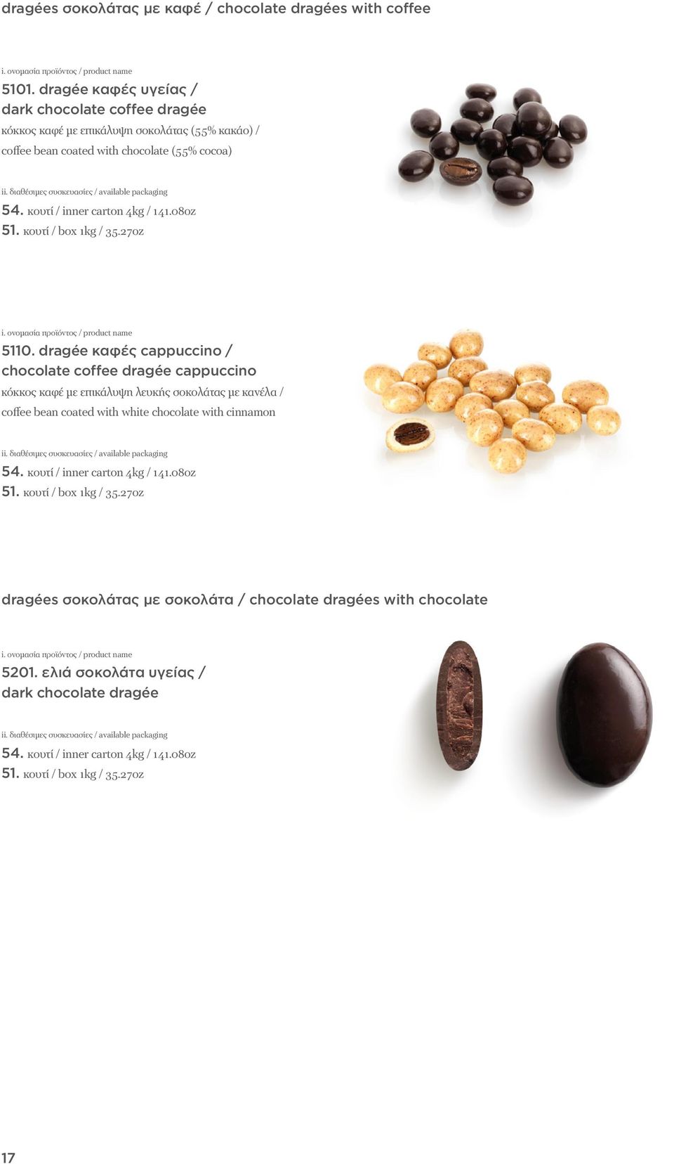 chocolate (55% cocoa) 5110.
