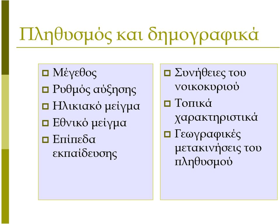 εκπαίδευσης Συνήθειες του νοικοκυριού Τοπικά