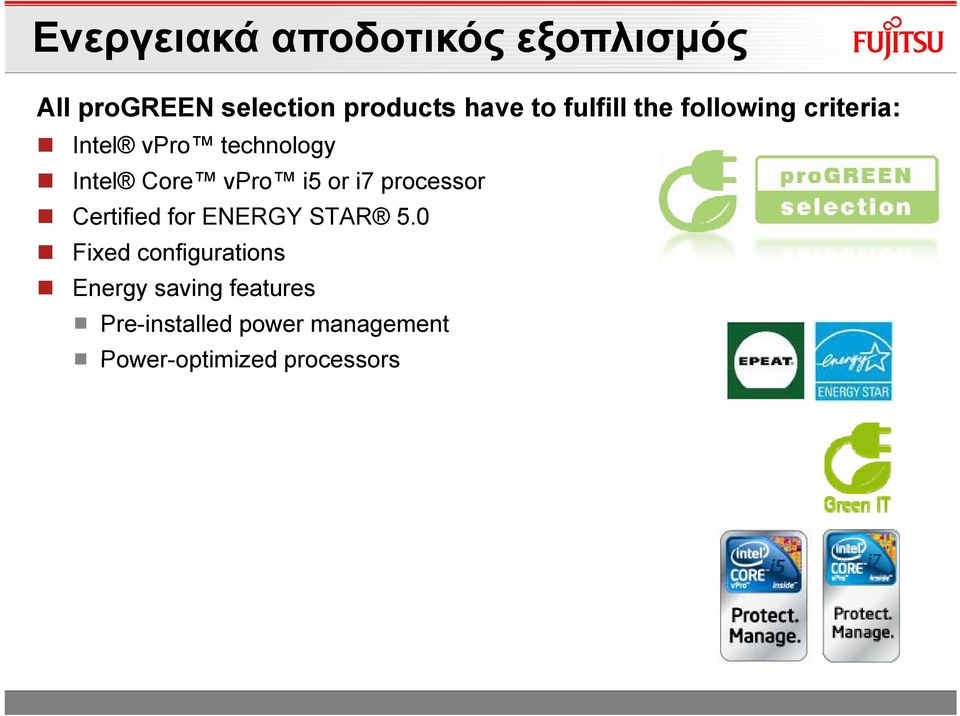 i7 processor Certified for ENERGY STAR 5.