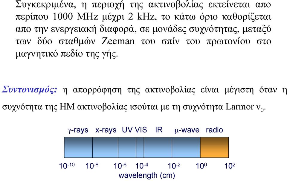 πεδίο της γής.