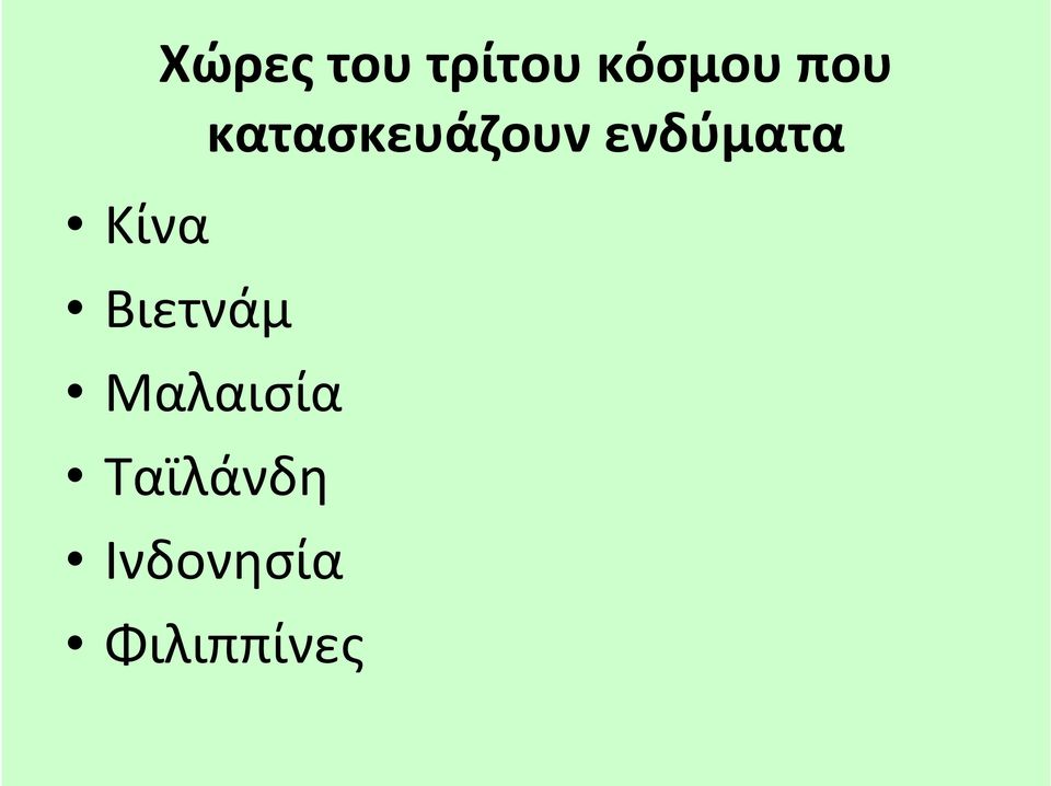 Κίνα Βιετνάμ Μαλαισία