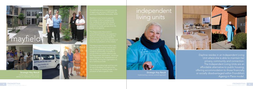 independent living units mayfield The Hippocrates Association s continual partnership and support in the form of fundraising through the local community has provided for several needs, such as the