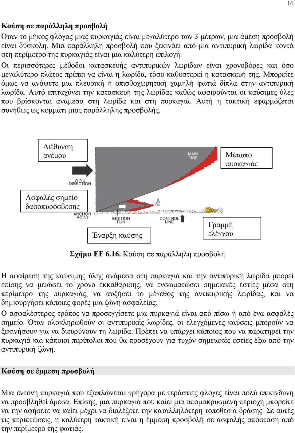 Οι περισσότερες μέθοδοι κατασκευής αντιπυρικών λωρίδων είναι χρονοβόρες και όσο μεγαλύτερο πλάτος πρέπει να είναι η λωρίδα, τόσο καθυστερεί η κατασκευή της.