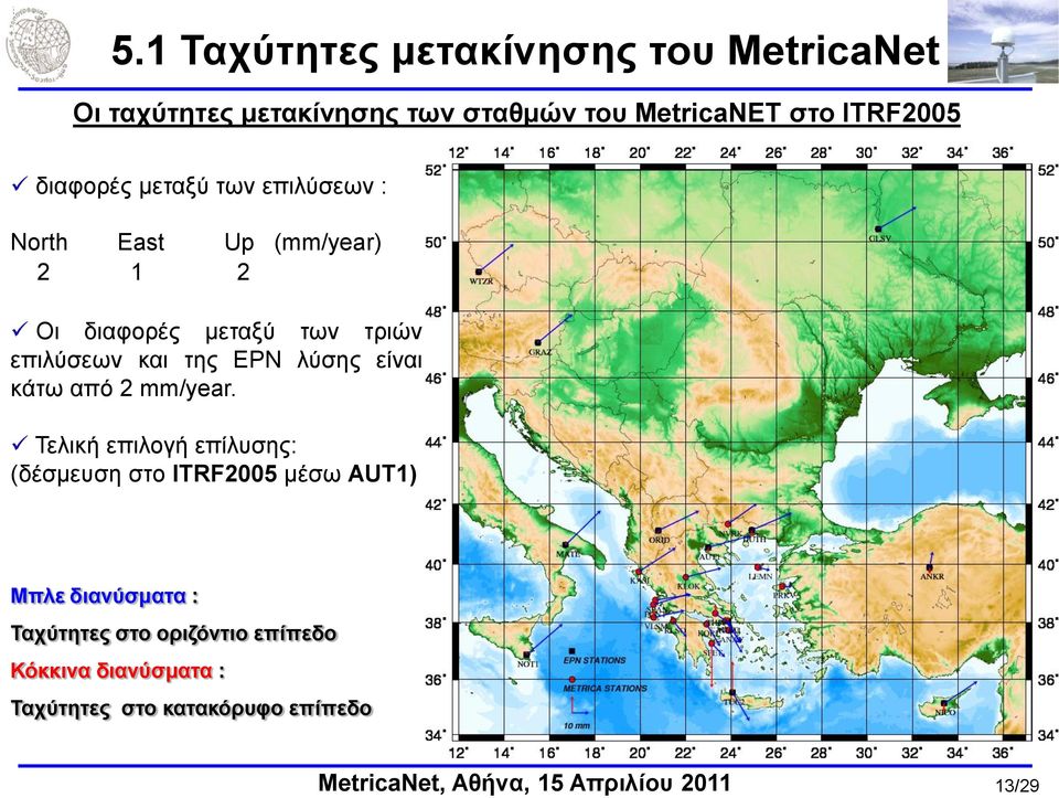 επηιύζεσλ θαη ηεο EPN ιύζεο είλαη θάησ από 2 mm/year.