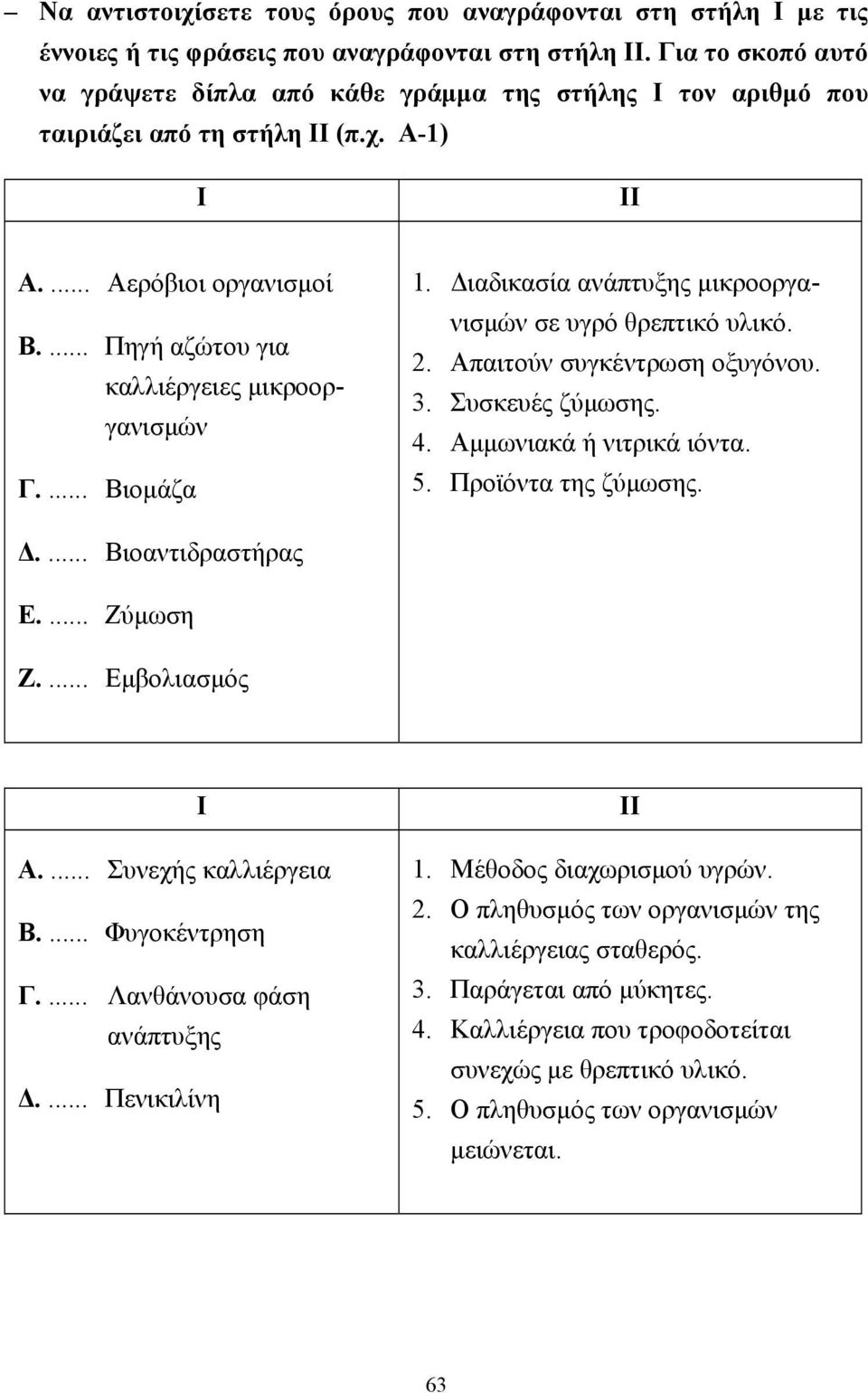 ... Βιοµάζα 1. ιαδικασία ανάπτυξης µικροοργανισµών σε υγρό θρεπτικό υλικό. 2. Απαιτούν συγκέντρωση οξυγόνου. 3. Συσκευές ζύµωσης. 4. Αµµωνιακά ή νιτρικά ιόντα. 5. Προϊόντα της ζύµωσης.