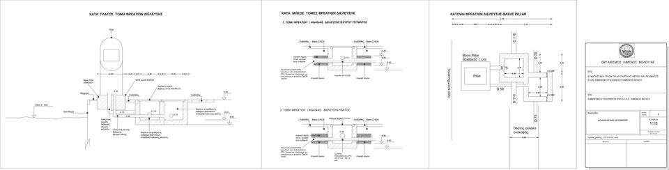 40 ΕΡΓΟ Θέση Θέµα σχεδίου Χρόνος µελέτης: ΚΑΤΑΣΚΕΥΑΣΤΙΚΕΣ ΛΕΤΟΜΕΡΕΙΕΣ ΑΥΓΟΥΣΤΟΣ 2015 αριθµός σχεδίου Μελετητής Σφραγίδα ΚΛΙΜΑΚΑ 1:10 2 ροβολικό σύστηµα Ε.Γ.Σ.Α. 87 στρωση άμου απο πυθμενα 20 εκ.