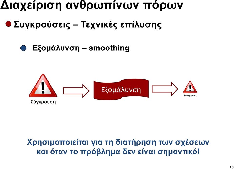 Χρησιμοποιείται για τη διατήρηση των