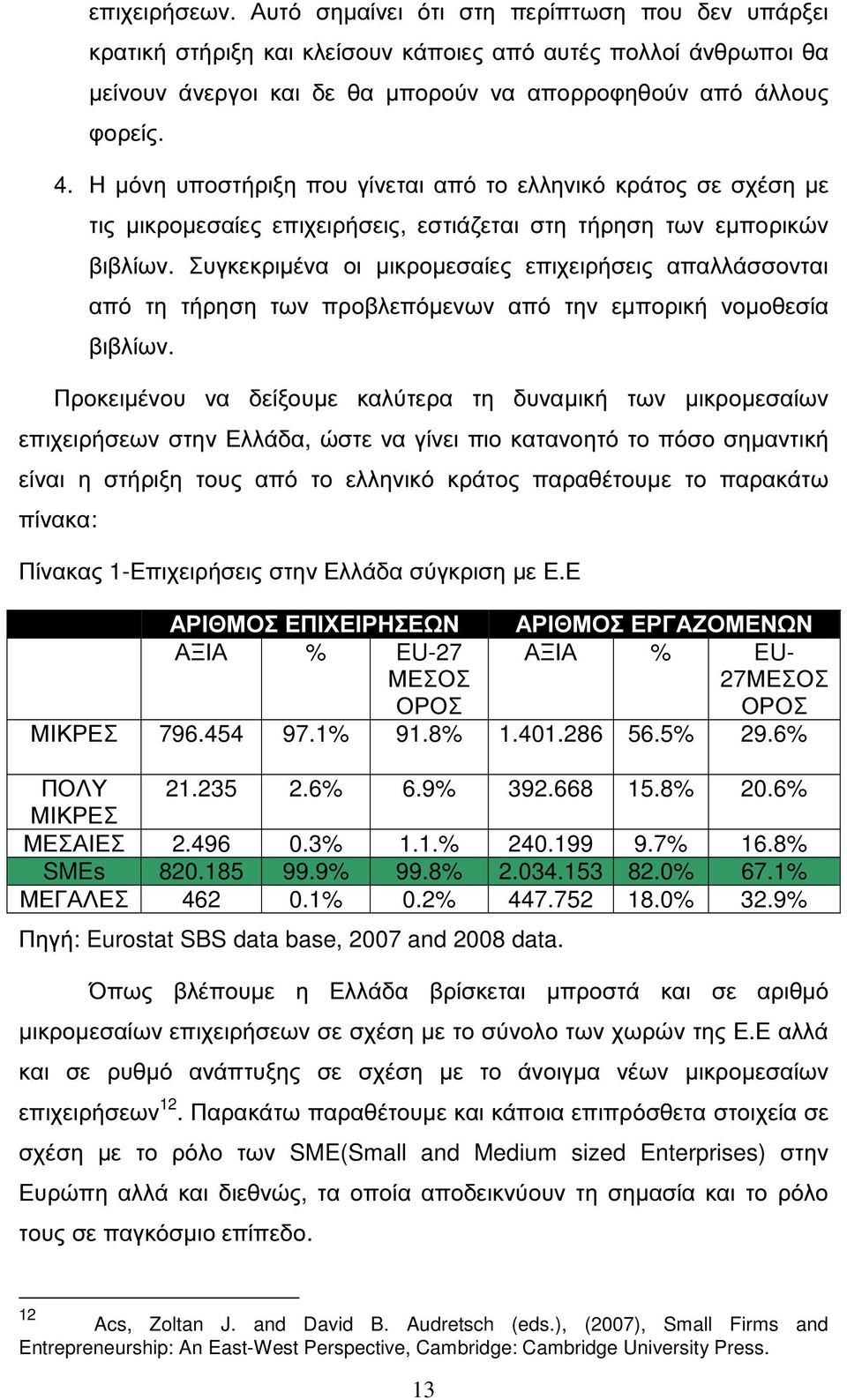 Συγκεκριµένα οι µικροµεσαίες επιχειρήσεις απαλλάσσονται από τη τήρηση των προβλεπόµενων από την εµπορική νοµοθεσία βιβλίων.