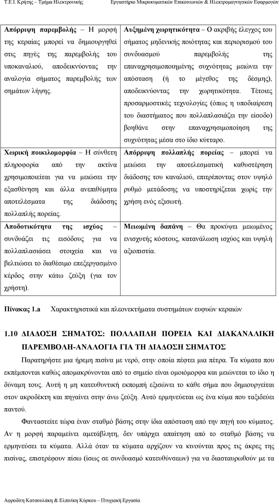 Αποδοτικότητα της ισχύος συνδυάζει τις εισόδους για να πολλαπλασιάσει στοιχεία και να βελτιώσει το διαθέσιµο επεξεργασµένο κέρδος στην κάτω ζεύξη (για τον χρήστη).