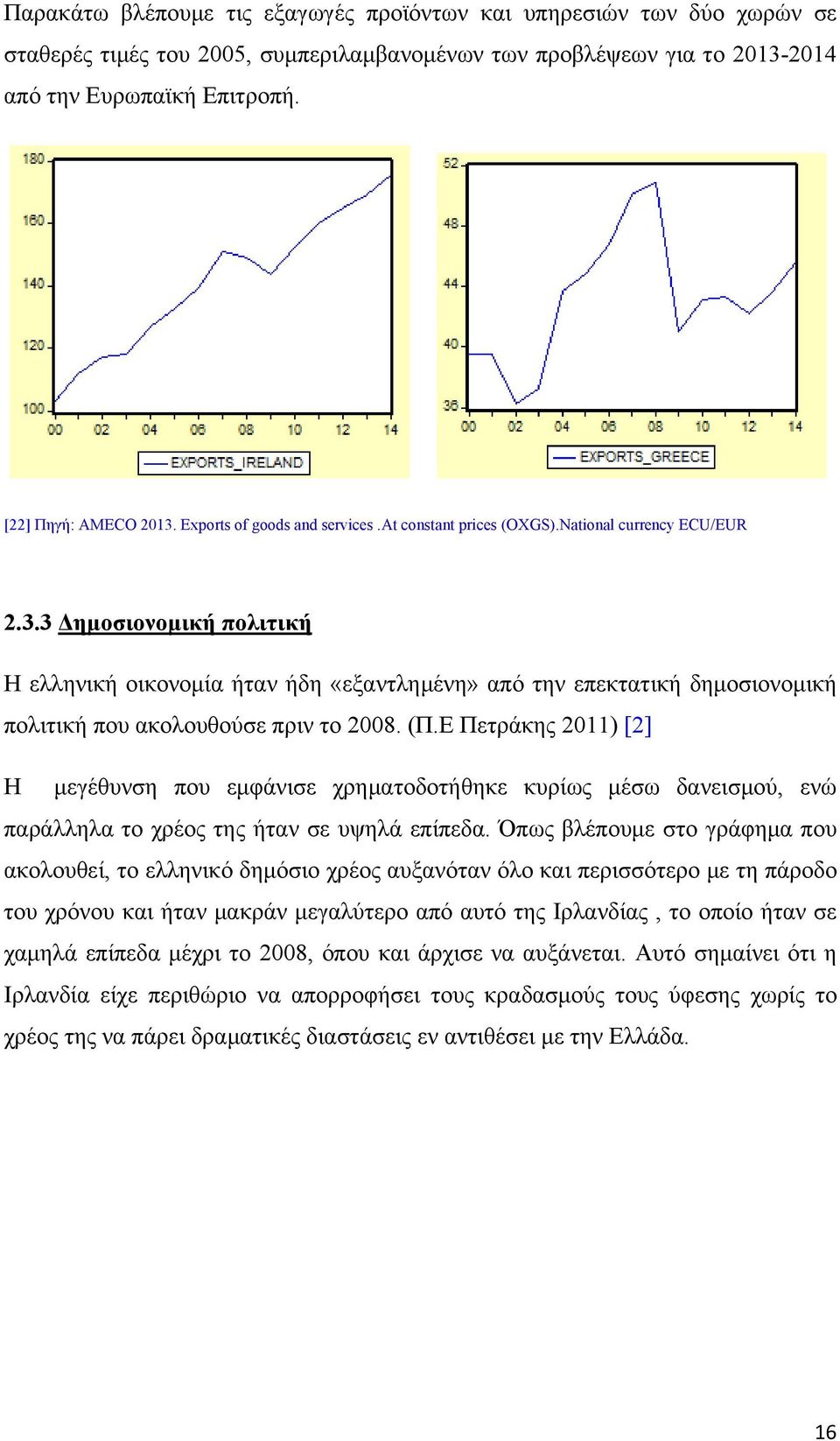 3 Δημοσιονομική πολιτική Η ελληνική οικονομία ήταν ήδη «εξαντλημένη» από την επεκτατική δημοσιονομική πολιτική που ακολουθούσε πριν το 2008. (Π.