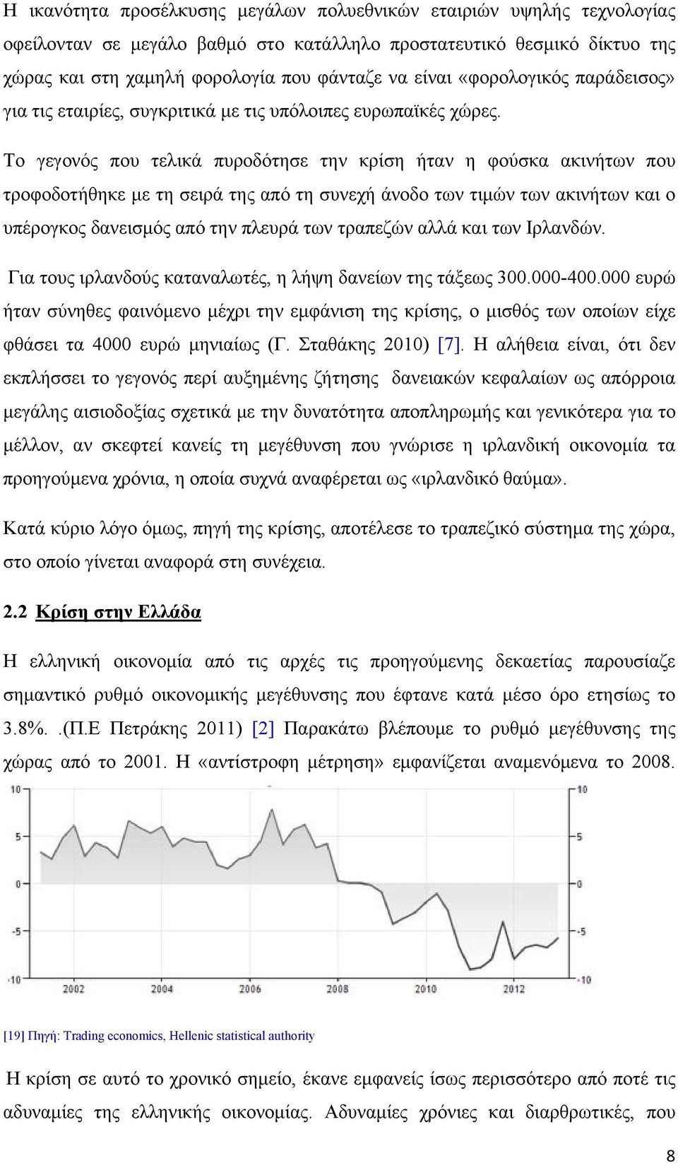 Το γεγονός που τελικά πυροδότησε την κρίση ήταν η φούσκα ακινήτων που τροφοδοτήθηκε με τη σειρά της από τη συνεχή άνοδο των τιμών των ακινήτων και ο υπέρογκος δανεισμός από την πλευρά των τραπεζών