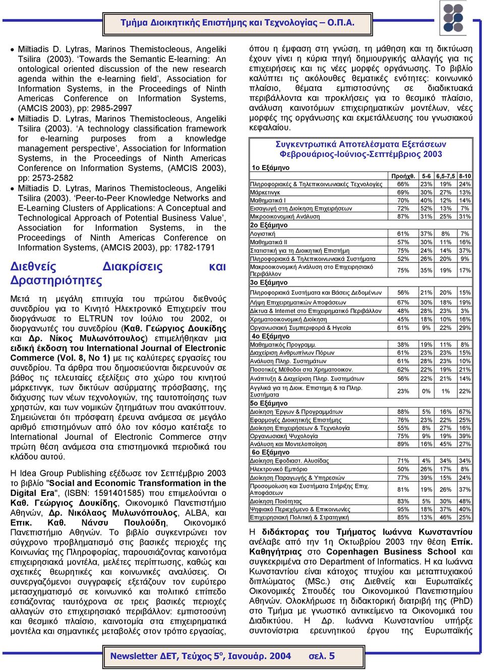 Conference on Information Systems, (AMCIS 2003), pp: 2985-2997  A technology classification framework for e-learning purposes from a knowledge management perspective, Association for Information