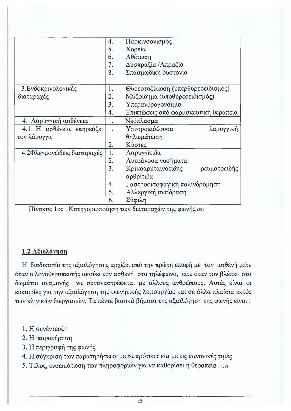 2Φλεγμονώδεις διαταραχές 1. Λαρυγγίτιδα 2. Αυτοάνοσα νοσήματα 3. Κρικοαρυταινοειδής ρευματοειδής αρθρίτιδα 4. Γαστροοισοφαγική παλινδρόμηση 5. Αλλεργική αντίδραση 6.