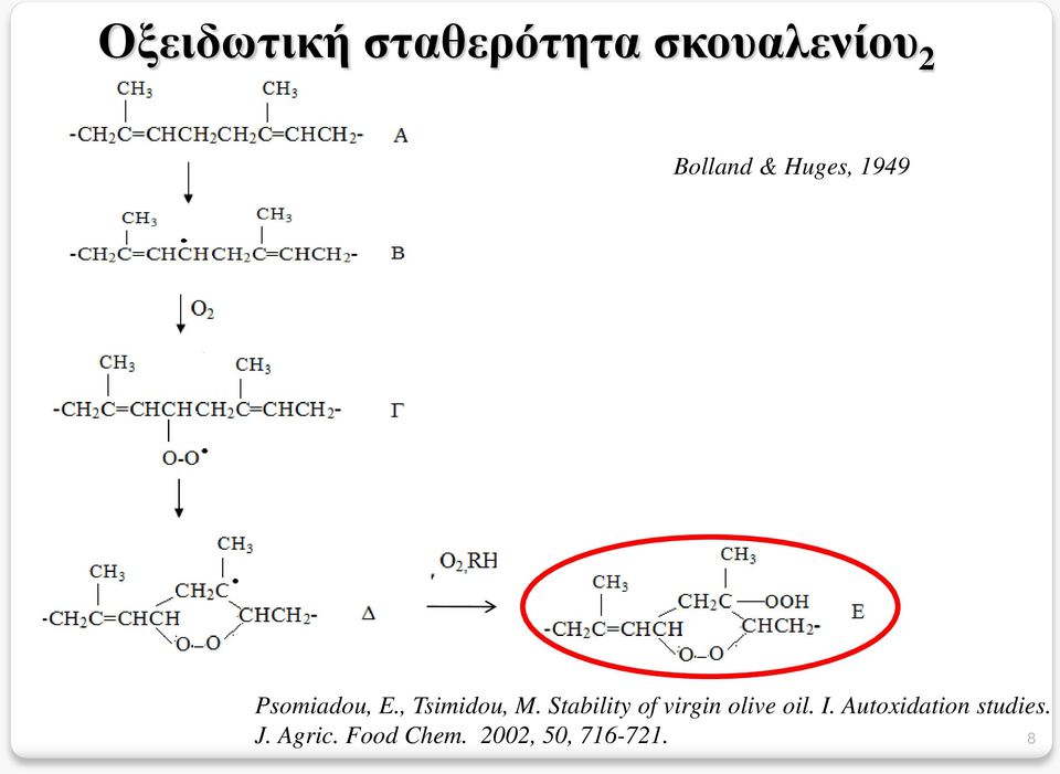 Stability of virgin olive oil. I.