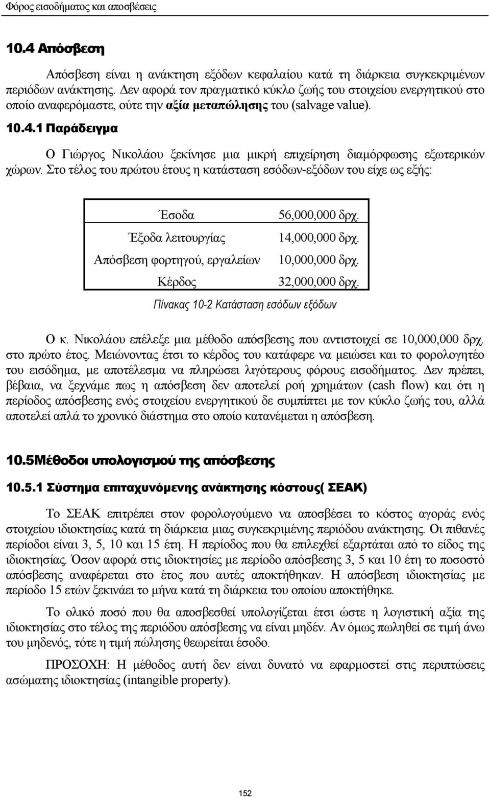 1 Παράδειγµα Ο Γιώργος Νικολάου ξεκίνησε µια µικρή επιχείρηση διαµόρφωσης εξωτερικών χώρων.