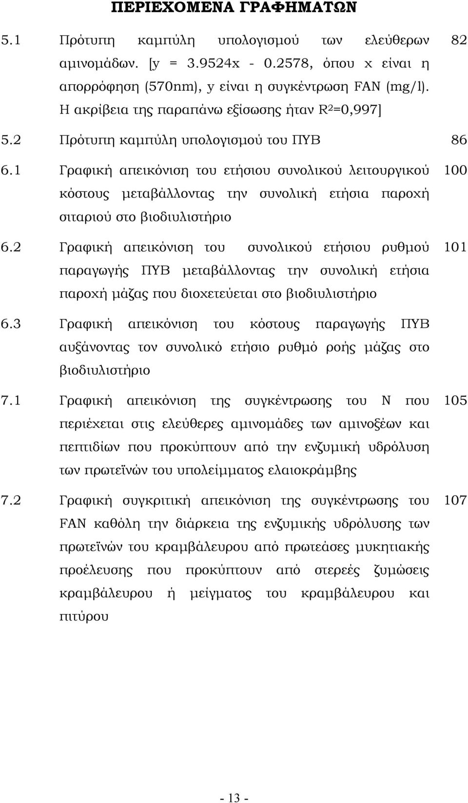 1 Γραφική απεικόνιση του ετήσιου συνολικού λειτουργικού κόστους μεταβάλλοντας την συνολική ετήσια παροχή σιταριού στο βιοδιυλιστήριο 6.