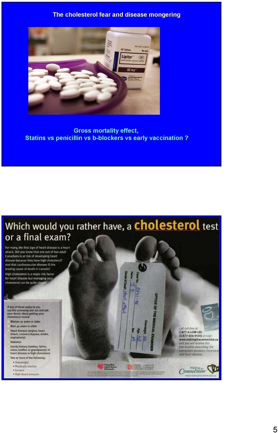 Statins vs penicillin vs